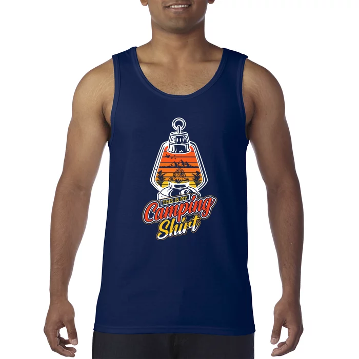 Retro Vintage Camp This Is My Camping Gift Tank Top