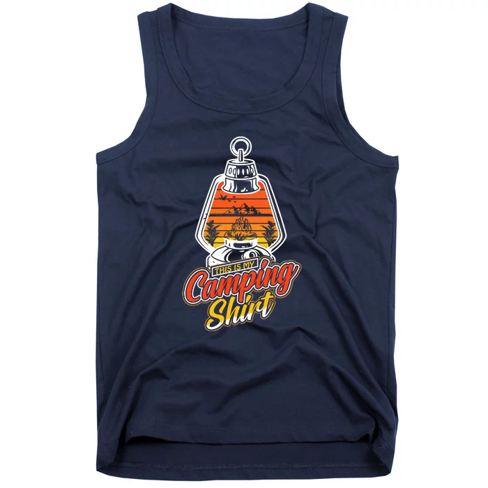 Retro Vintage Camp This Is My Camping Gift Tank Top