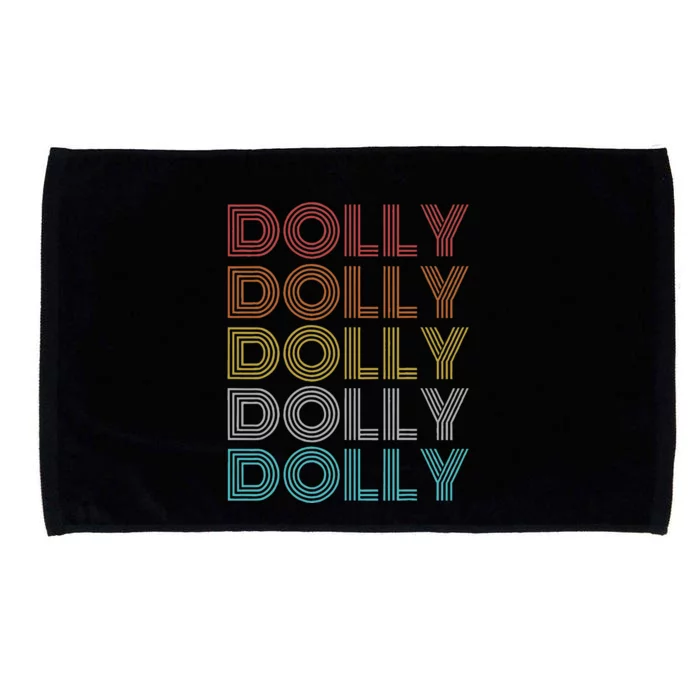 Retro Vintage Dolly Microfiber Hand Towel