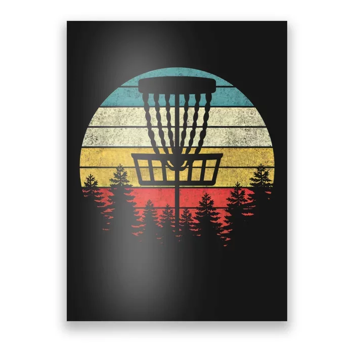 Retro Vintage Disc Golf Cool Gift Frolf Flying Disc Sport Gift Poster