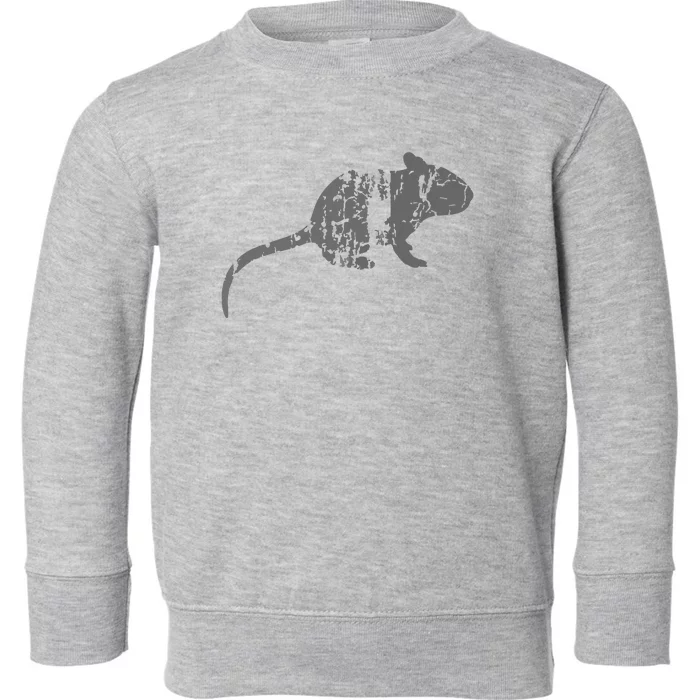 Rat Vintage Design Rat Print Toddler Sweatshirt