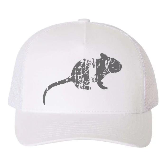 Rat Vintage Design Rat Print Yupoong Adult 5-Panel Trucker Hat