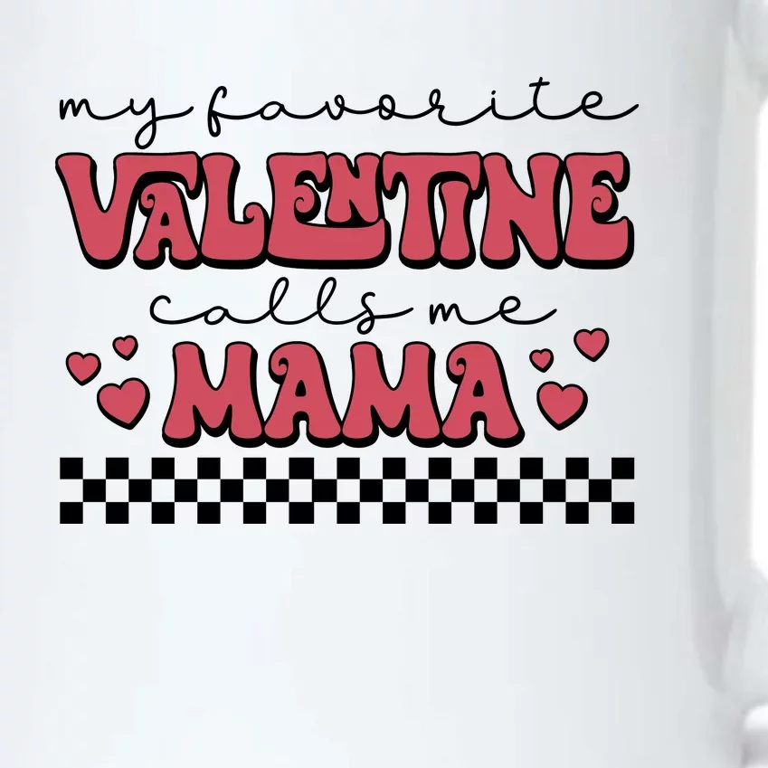 Retro Valentines Day For Mom Black Color Changing Mug