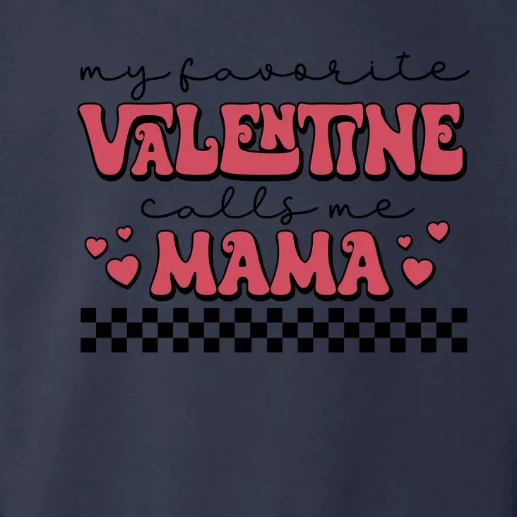 Retro Valentines Day For Mom Toddler Hoodie