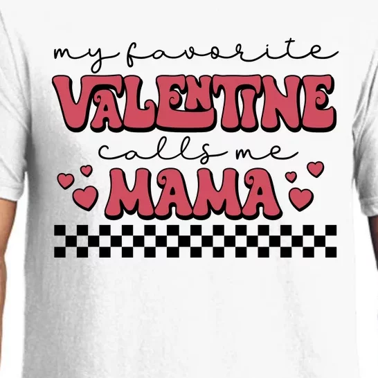 Retro Valentines Day For Mom Pajama Set