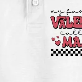 Retro Valentines Day For Mom Dry Zone Grid Performance Polo