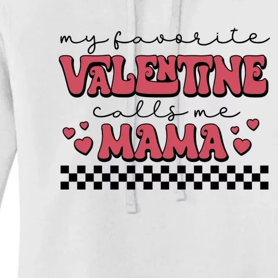 Retro Valentines Day For Mom Women's Pullover Hoodie