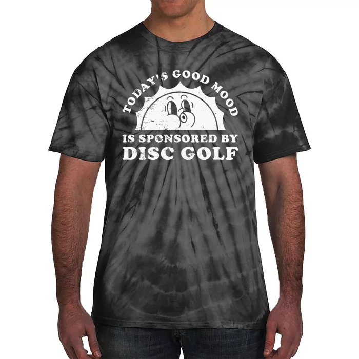 Retro Vintage Disc Golf Funny Tree Cute Frisbee Tie-Dye T-Shirt