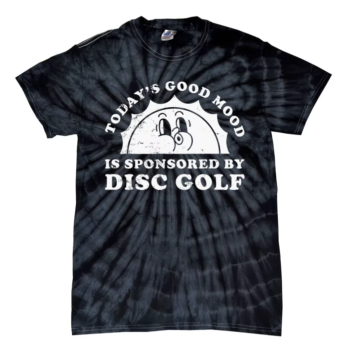 Retro Vintage Disc Golf Funny Tree Cute Frisbee Tie-Dye T-Shirt