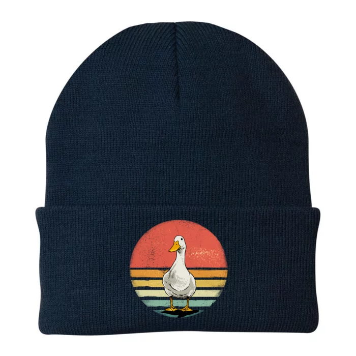 Retro Vintage Duck Gift Knit Cap Winter Beanie