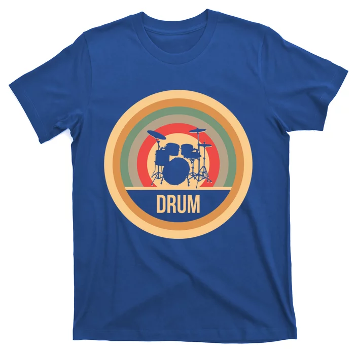 Retro Vintage Drums Gift For Drummers Gift T-Shirt