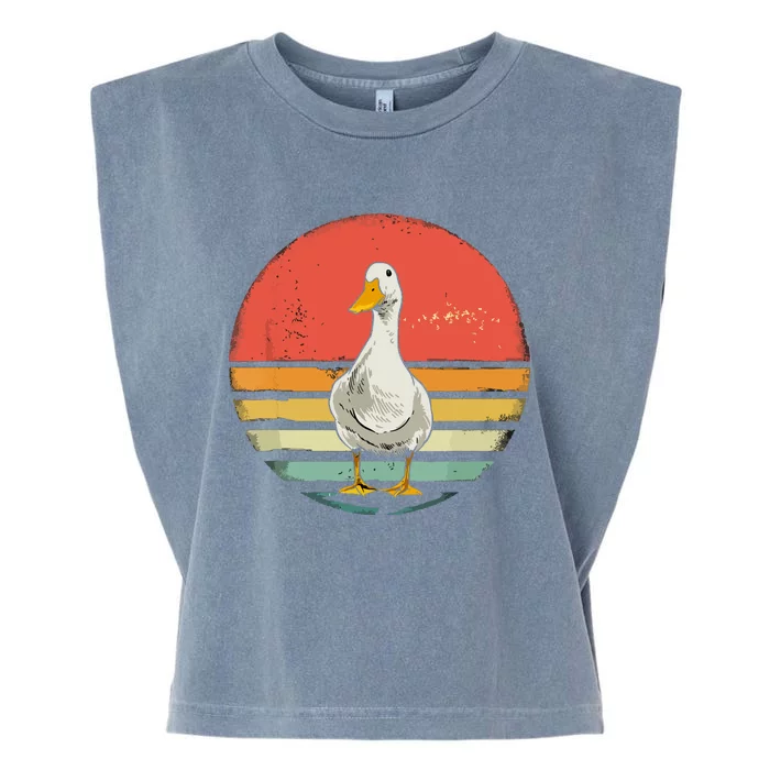 Retro Vintage Duck Garment-Dyed Women's Muscle Tee