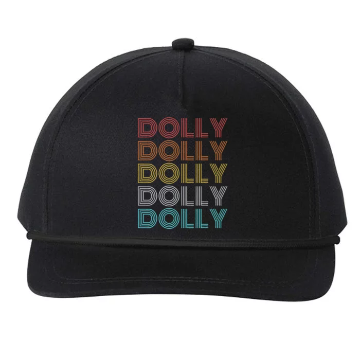 Retro Vintage Dolly Snapback Five-Panel Rope Hat