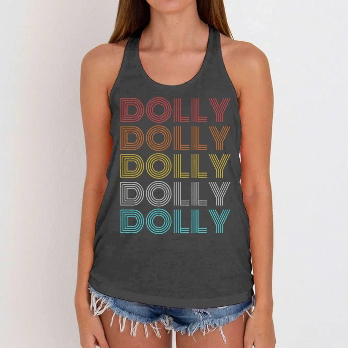 Retro Vintage Dolly Women's Knotted Racerback Tank