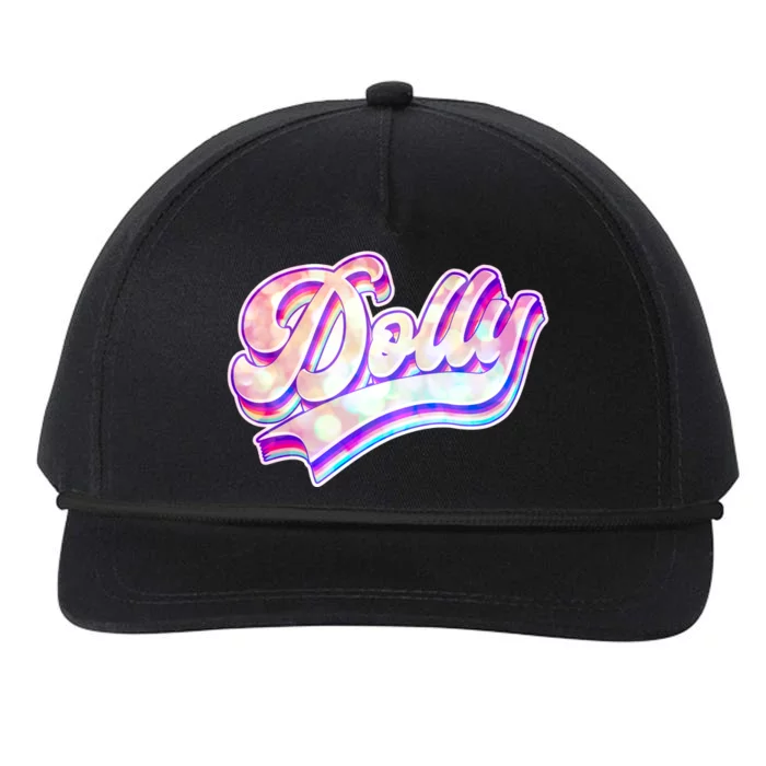 Retro Vintage Dolly Snapback Five-Panel Rope Hat