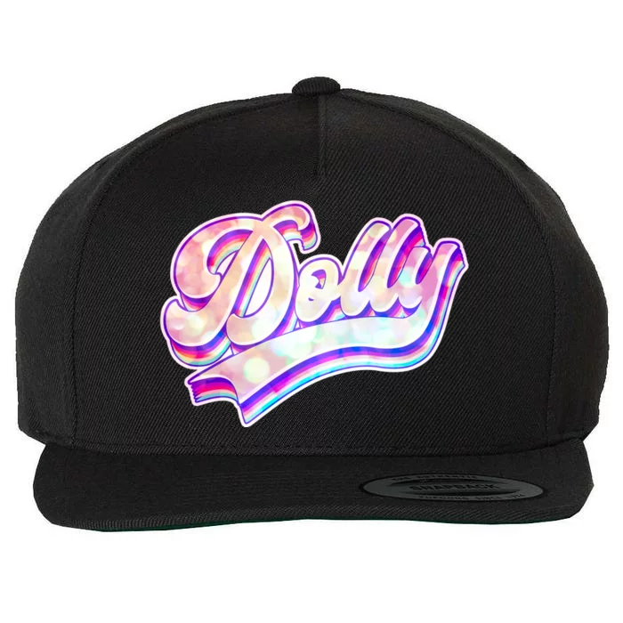 Retro Vintage Dolly Wool Snapback Cap