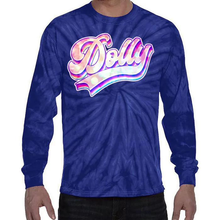 Retro Vintage Dolly Tie-Dye Long Sleeve Shirt