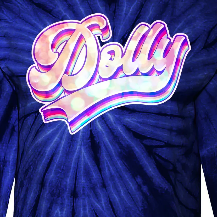 Retro Vintage Dolly Tie-Dye Long Sleeve Shirt