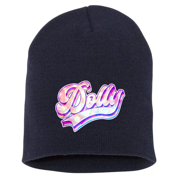 Retro Vintage Dolly Short Acrylic Beanie