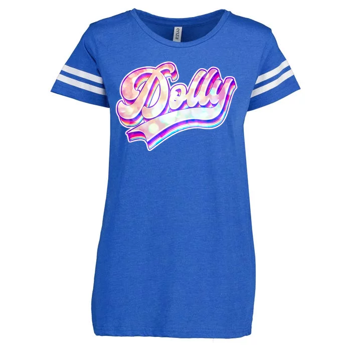 Retro Vintage Dolly Enza Ladies Jersey Football T-Shirt