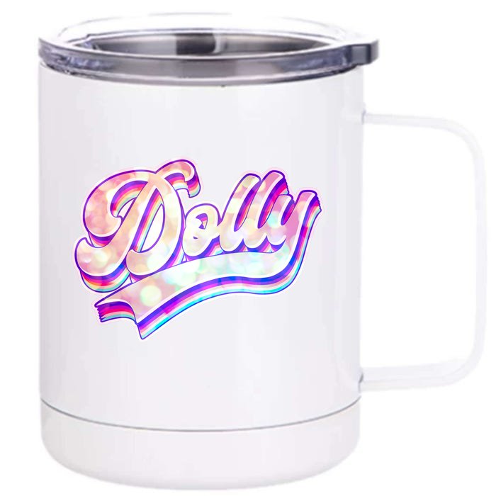 Retro Vintage Dolly Front & Back 12oz Stainless Steel Tumbler Cup