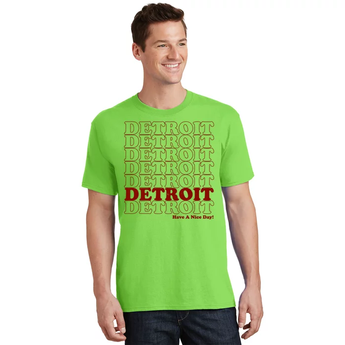 Retro Vintage Detroit Have A Nice Day T-Shirt