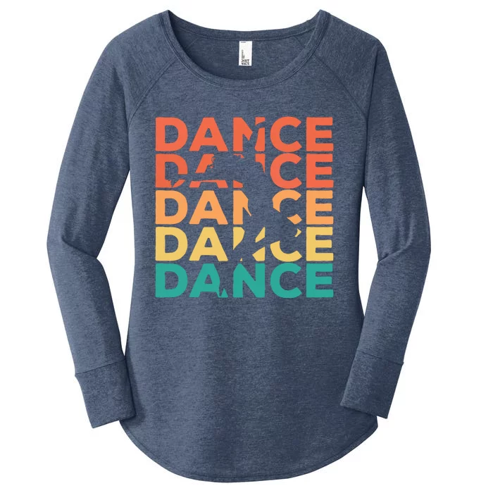 Retro Vintage Dancing Gift For Dancers Women's Perfect Tri Tunic Long Sleeve Shirt