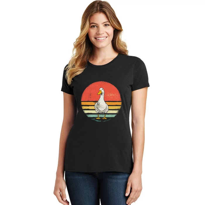 Retro Vintage Duck Gift Women's T-Shirt