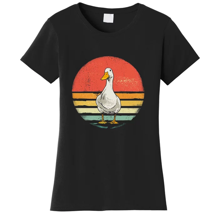 Retro Vintage Duck Gift Women's T-Shirt