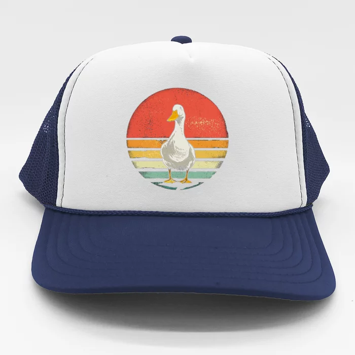 Retro Vintage Duck Gift Trucker Hat