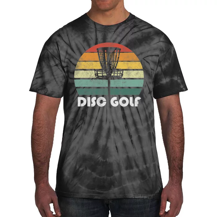 Retro Vintage Disc Golf Frolf Flying Disc Sport Lover Tie-Dye T-Shirt