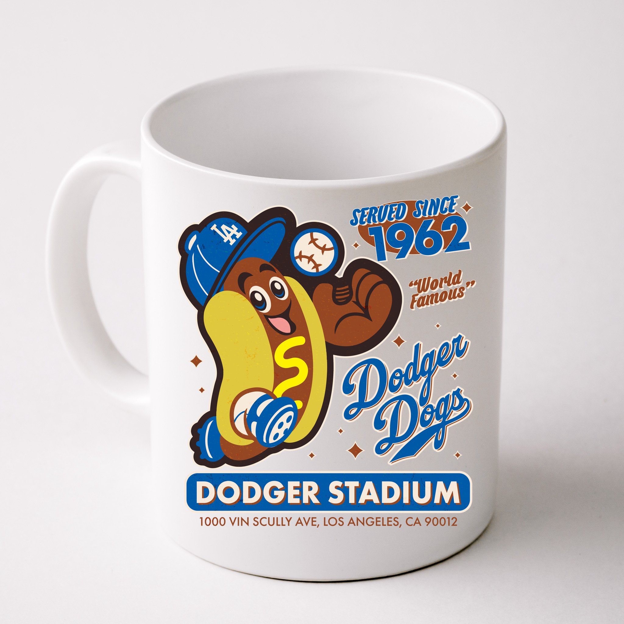 Teeshirtpalace Retro Vintage Dodger Dogs T-Shirt