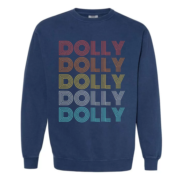 Retro Vintage Dolly Garment-Dyed Sweatshirt