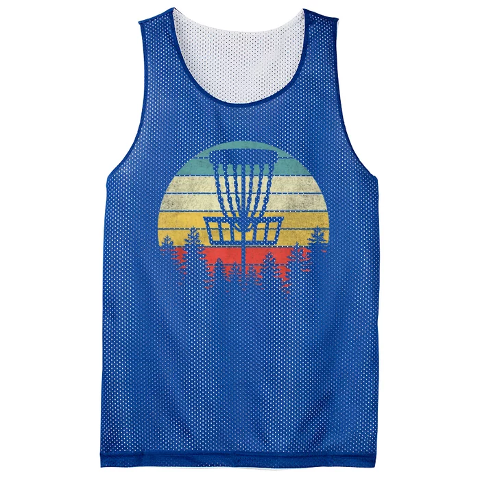 Retro Vintage Disc Golf Gift Frolf Flying Disc Sport Gift Mesh Reversible Basketball Jersey Tank