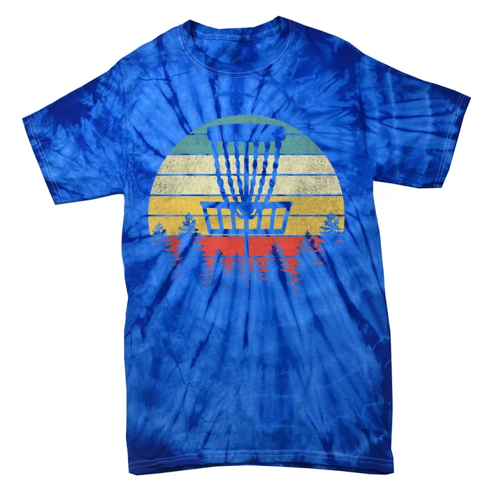 Retro Vintage Disc Golf Gift Frolf Flying Disc Sport Gift Tie-Dye T-Shirt