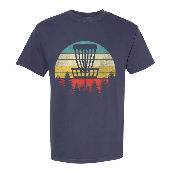 Retro Vintage Disc Golf Gift Frolf Flying Disc Sport Gift Garment-Dyed Heavyweight T-Shirt