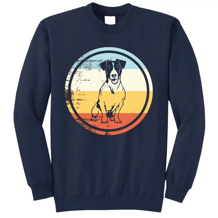 Retro Vintage Dog Design Jack Russell Terrier Tall Sweatshirt