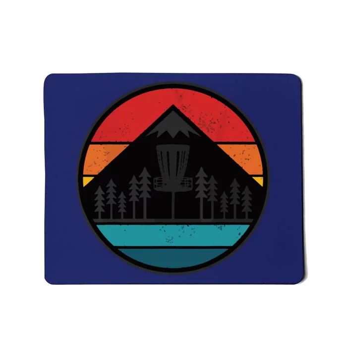 Retro Vintage Disc Golf Frolf Flying Disc Sport Mousepad