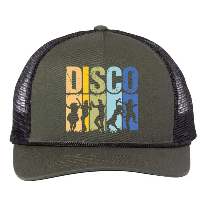 Retro Vintage Disco 70s 80s Retro Rope Trucker Hat Cap