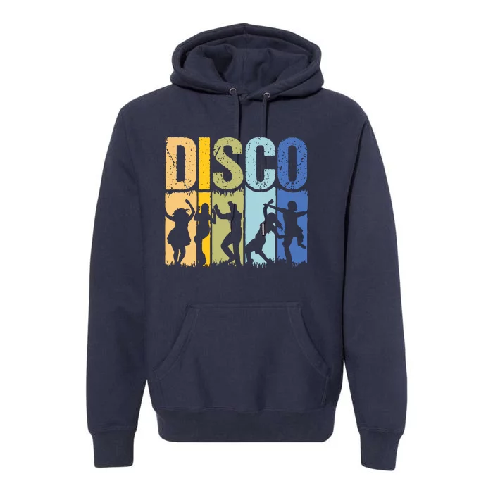 Retro Vintage Disco 70s 80s Premium Hoodie