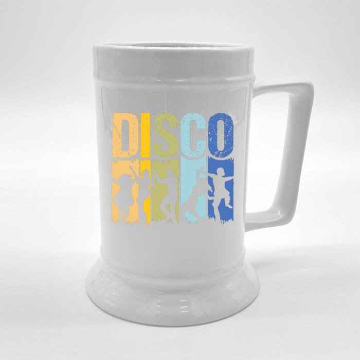 Retro Vintage Disco 70s 80s Front & Back Beer Stein