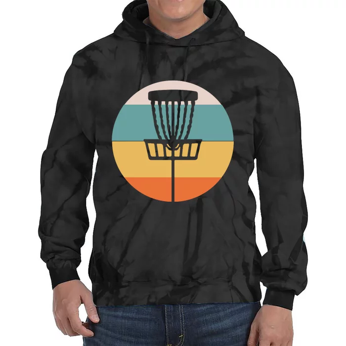 Retro Vintage Disc Golf Funny Frolf Flying Disc Sport Tie Dye Hoodie