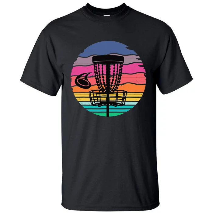 Retro Vintage Disc Golf Shirts Disc Golf Clothing Gift Tall T-Shirt