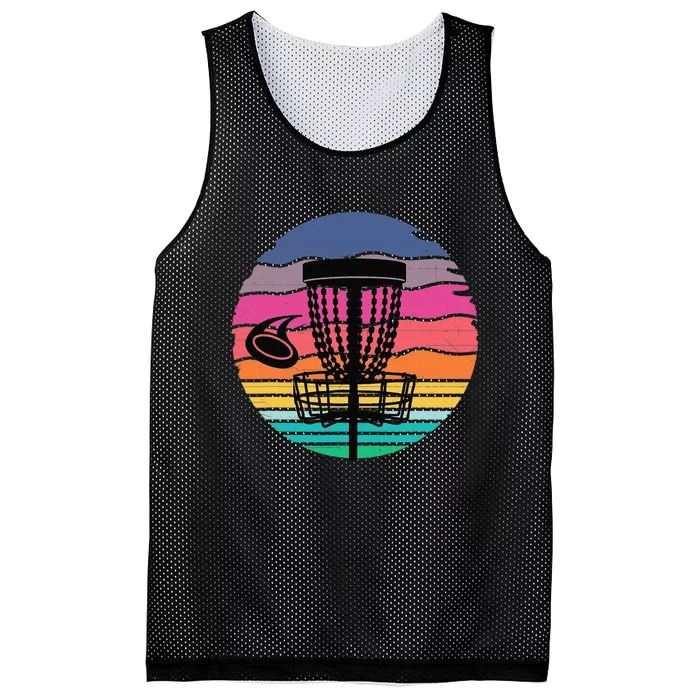 Retro Vintage Disc Golf Shirts Disc Golf Clothing Gift Mesh Reversible Basketball Jersey Tank