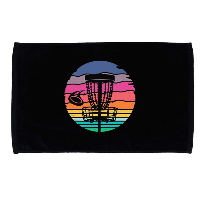 Retro Vintage Disc Golf Shirts Disc Golf Clothing Gift Microfiber Hand Towel