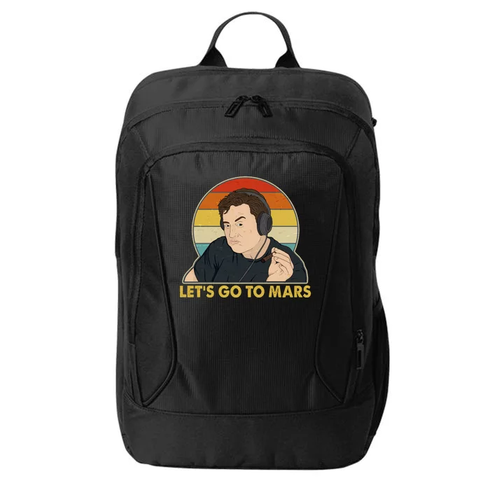 Retro Vintage Elon Musk Let's Go To Mars City Backpack