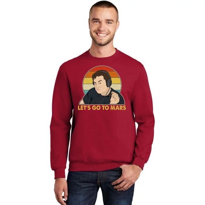 Retro Vintage Elon Musk Let's Go To Mars Sweatshirt