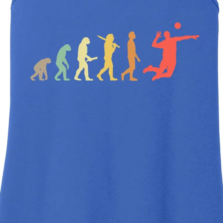 Retro Volleyball Evolution Gift For Volleyball Players Gift Ladies Essential Tank