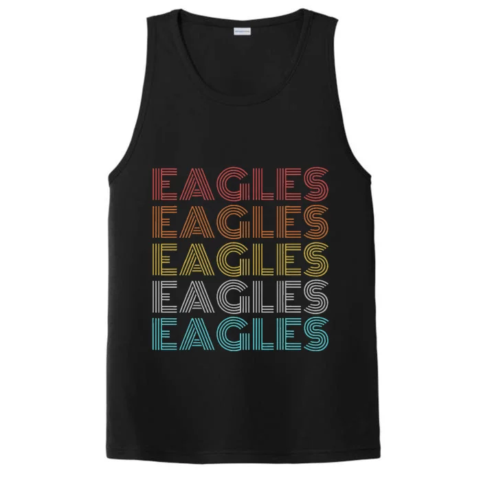 Retro Vintage Eagles Performance Tank