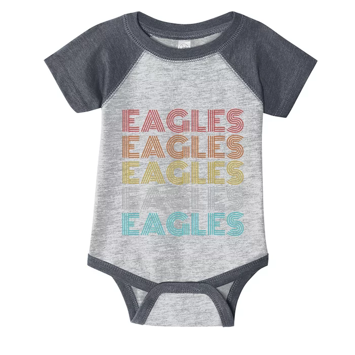 Retro Vintage Eagles Infant Baby Jersey Bodysuit